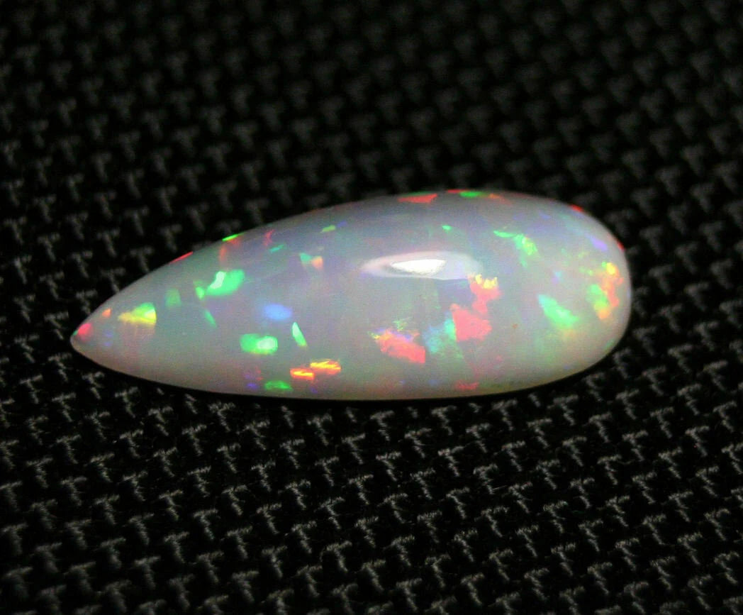 5.9ct Welo Precious Opal Cabochon Rare Split Body Natural Teardrop Opal Video 23x9mm