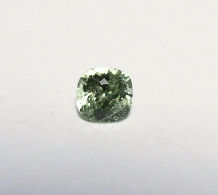 Merelani Mint Grossular Garnet 0.36ct Rare Faceted Garnet Fluorescent Gem 4x4mm