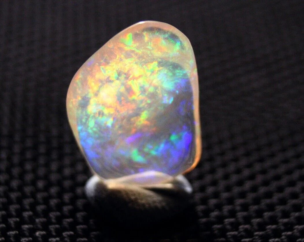 Rare Mexican Contraluz Precious Opal 4ct Stunning Rutile Water Opal See Video