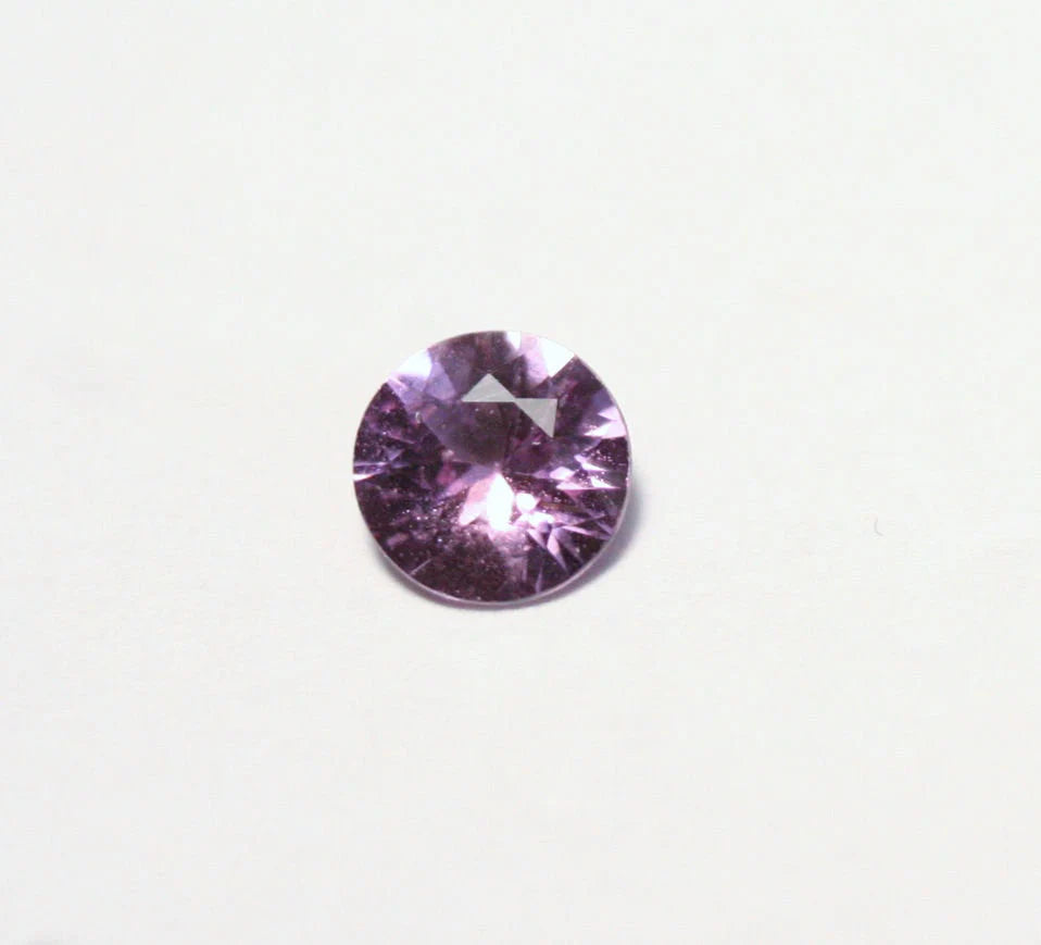 Umba Sapphire Magenta Purple Pink 0.51ct Untreated Round Sapphire Tanzania 5x5mm