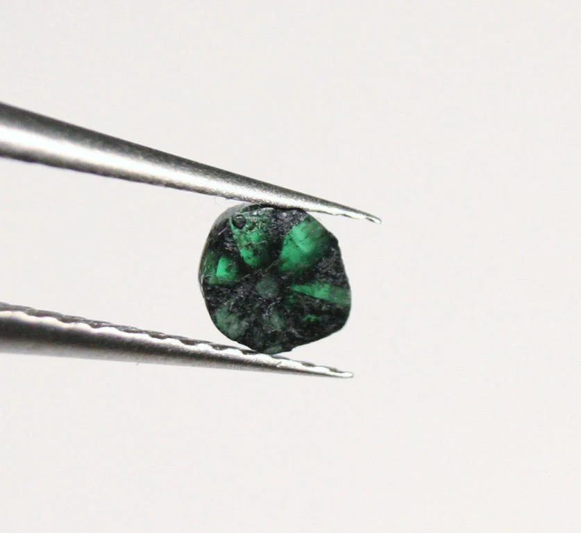 Colombian Trapiche Emerald 0.18ct Stunning Rare Natural Emerald - 4x3.5mm