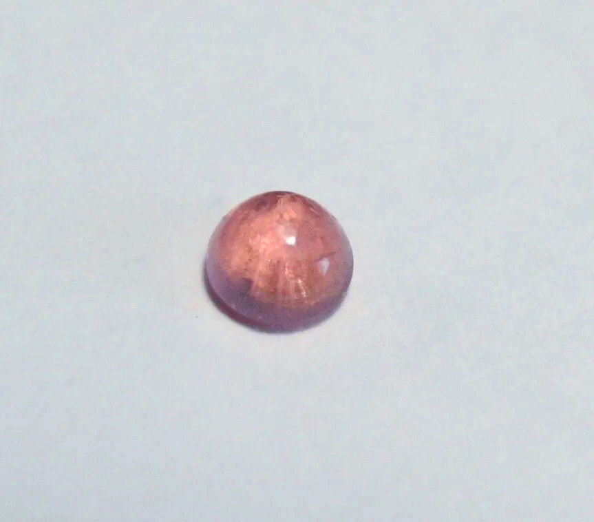 Pezzottaite Cabochon 0.15ct Ultra Rare Neon Raspberry Beryl Madagascar 3x3mm