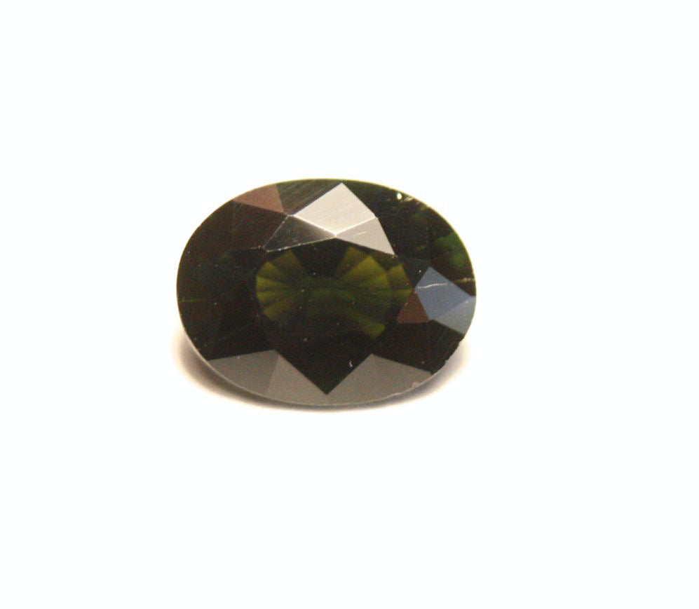 Rare Usambara Effect Faceted Chrome Tourmaline 1.51ct Colour Change Tourmaline 9x7mm