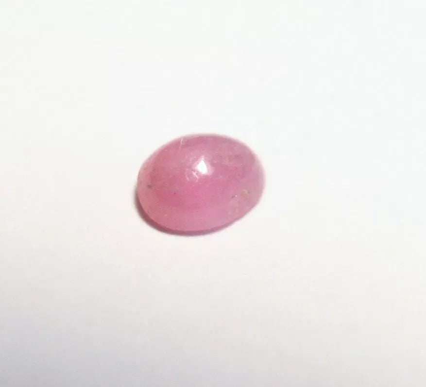 Pezzottaite Cabochon 0.22ct Ultra Rare Neon Raspberry Beryl Madagascar 4x3mm