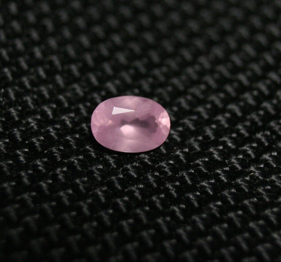 Mahenge Silky Pink Spinel 0.47ct Rare Fluorescent Oval Cut Gem 6x4mm Tanzania