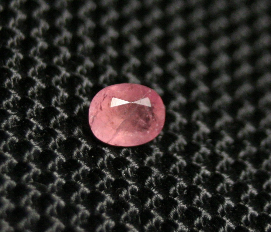 Pezzottaite 0.3ct Ultra Rare Neon Raspberry Beryl Madagascar 5x4mm