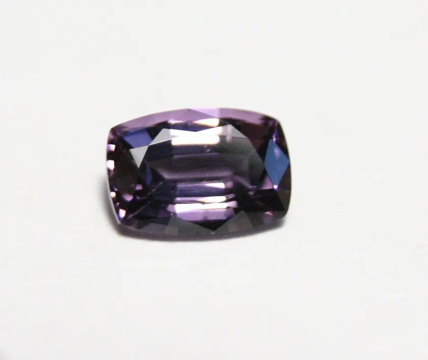 Vivid Purple Spinel 0.57ct Fine Cushion Cut Natural Spinel Mahenge 5.8x4mm