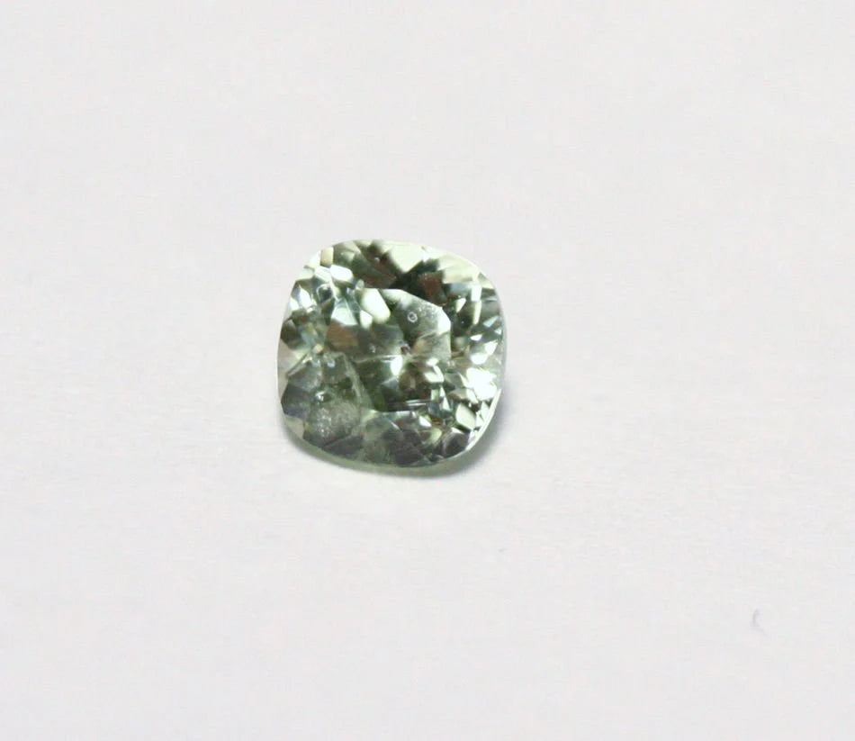 Merelani Grossular Garnet 0.37ct Rare Near Colourless Leuco Garnet 4x4mm