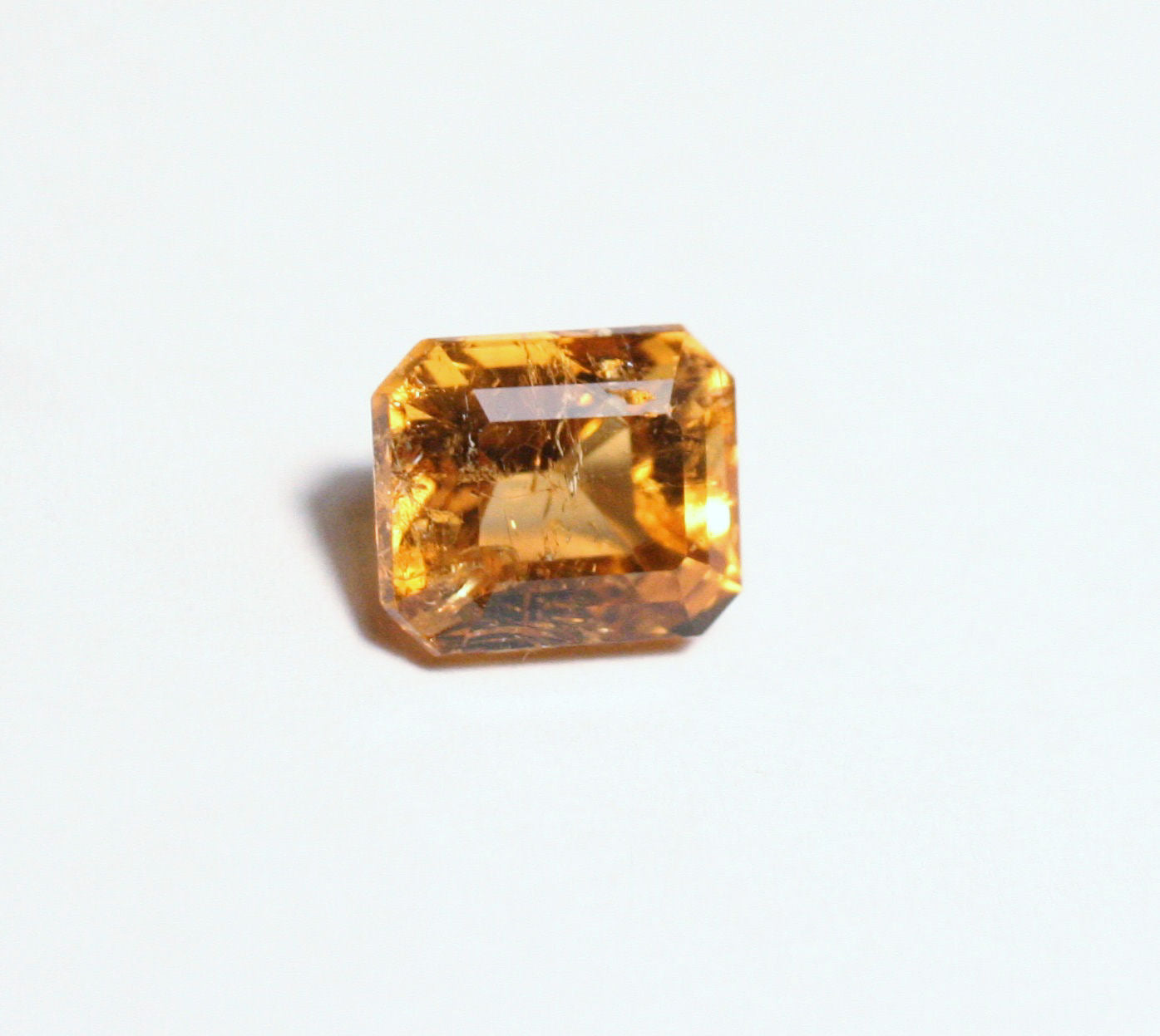 Imperial Topaz 3.1ct Ouro Preto, Brazil, Natural Untreated Rare AAA Topaz 8x7mm