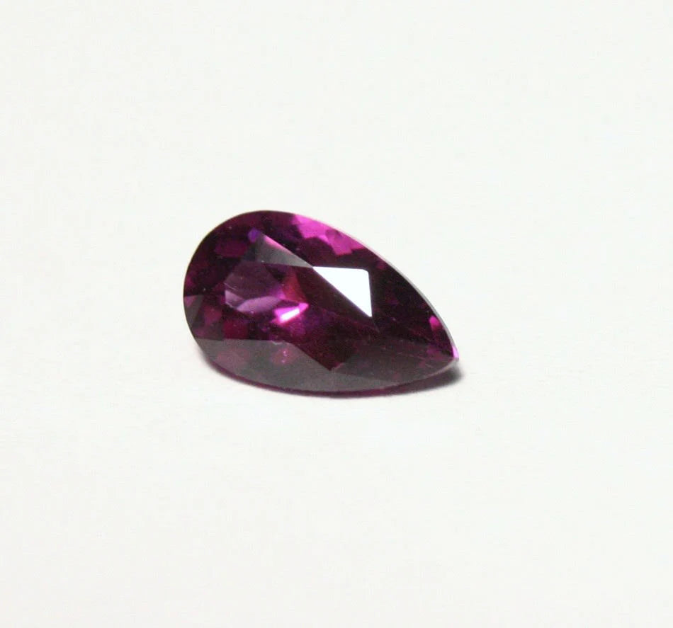 Mozambique Grape Garnet 1ct Top Purple Garnet Scintillating Pear Cut 8x5mm