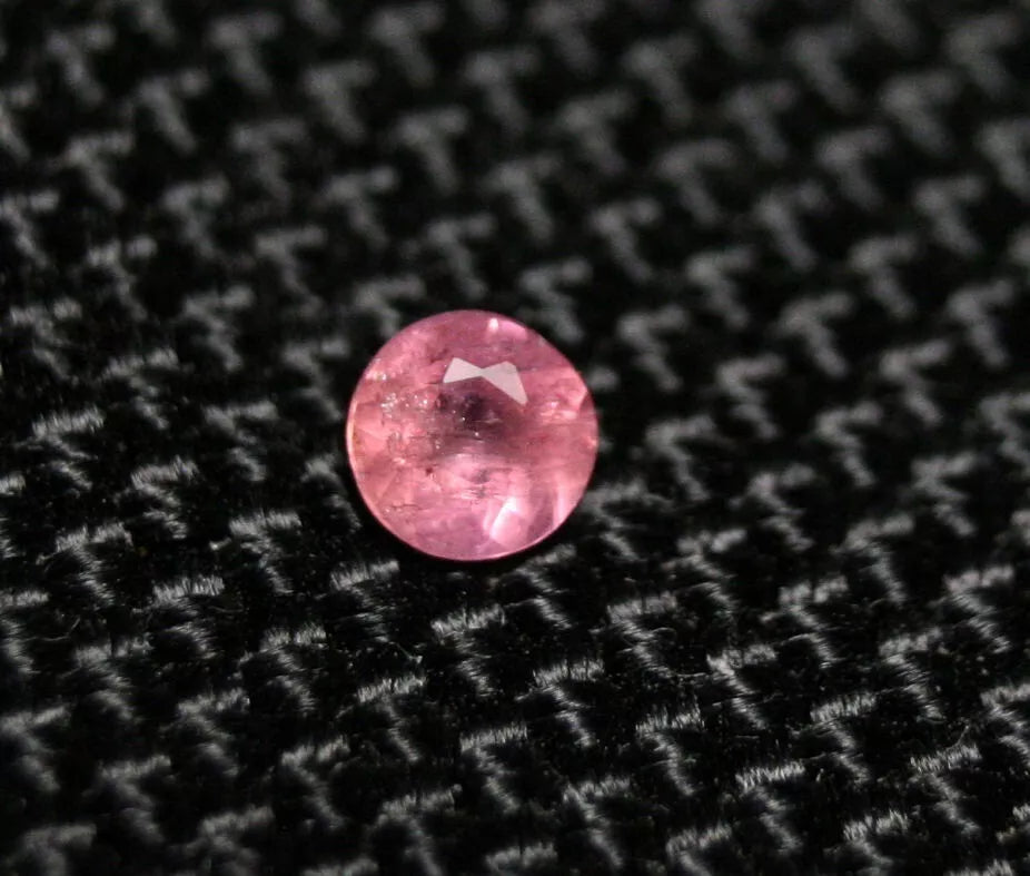 Pezzottaite Faceted 0.17ct Ultra Rare Neon Raspberry Beryl Madagascar Stunning Gem 3.5mm