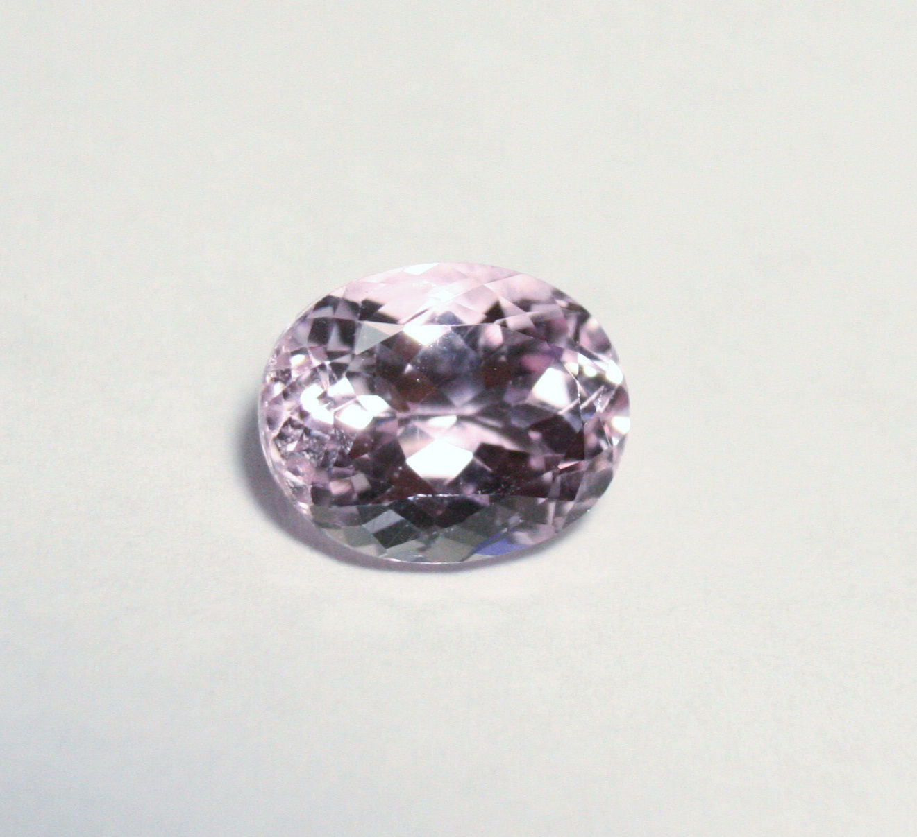 Pink Kunzite 3.4ct Madagascar Scintillating Custom Cut Oval 10x8mm