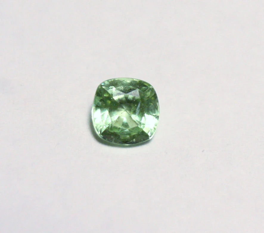 Merelani Mint Grossular Garnet 0.46ct Rare Faceted Garnet Fluorescent Gem 4x4mm