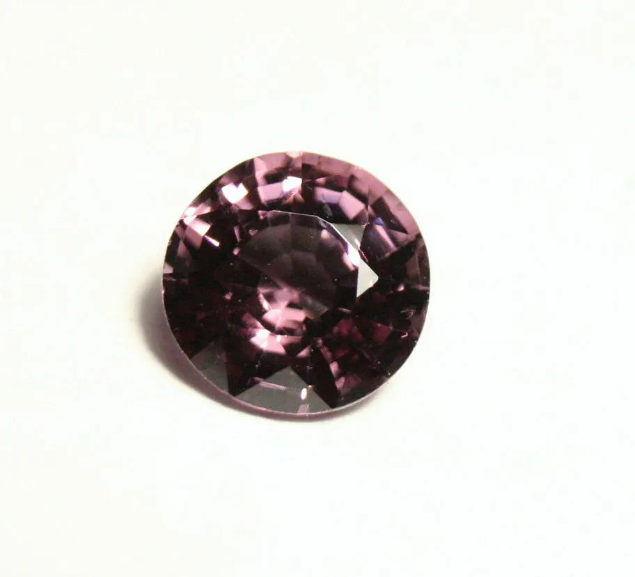 Mahenge Purple Spinel 1.58ct Clean Fine Scintillating Round Cut Gem Tanzania 7x7mm