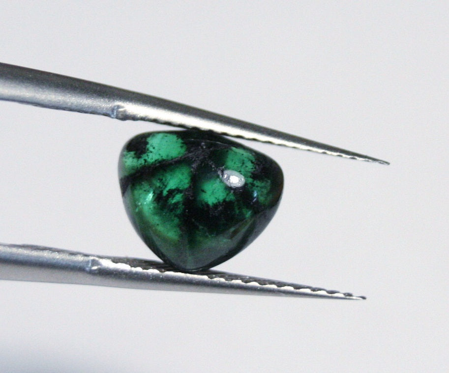 Trapiche Emerald 1.28ct Stunning Rare Natural Emerald - 8x6mm Muzo Columbia