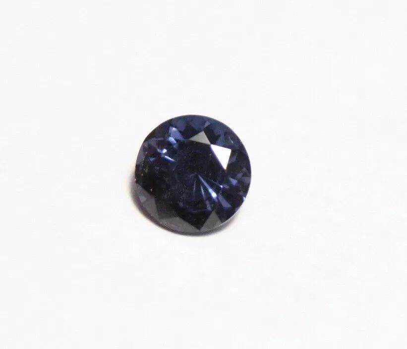 Mahenge Blue Spinel 0.56ct Rare Scintillating Round Cut Gem AAA Tanzania 5x5mm