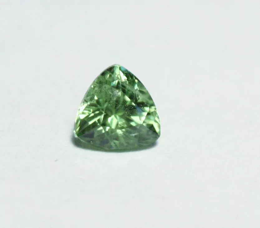 Kornerupine 0.44ct Natural Prismatine Rare Gem Tanzania Mint Green 4.5x4.5mm AAA