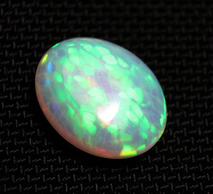 Welo Crystal Opal Cabochon 8.8ct Harlequin Honeycomb AAA Natural Opal See Video