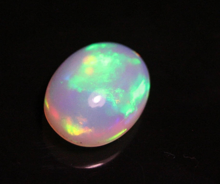 Welo Crystal Opal Cabochon 5.3ct Neon BroadFlash AAA Opal  See Video  14x11mm