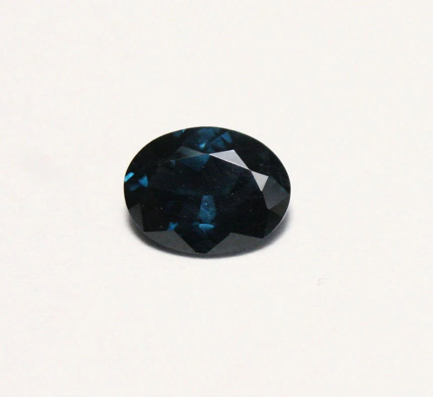 Mahenge Teal Blue Spinel 0.75ct Rare Oval Cut Natural Spinel 6x5mm AAA Tanzania