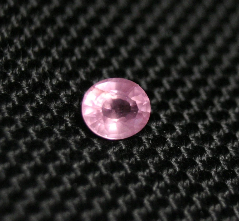 Mahenge Silky Pink Spinel 0.59ct Rare Fluorescent Oval Cut Gem 5x4.8mm Tanzania