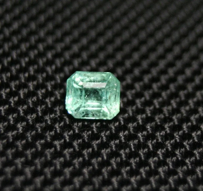 Panjshir Valley Emerald 0.78ct Rare Natural Emerald Cut Afghan Emerald 6x5mm