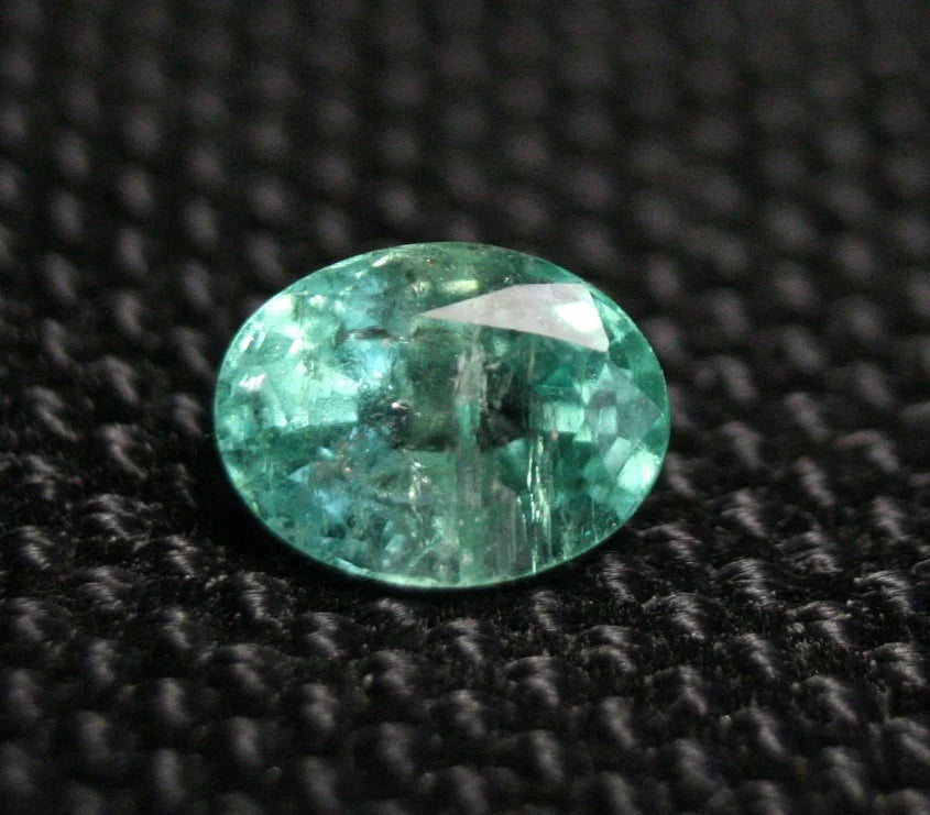 Panjshir Valley Emerald 1.36ct Rare Natural Oval Cut Genuine Afghan Emerald 8x6mm