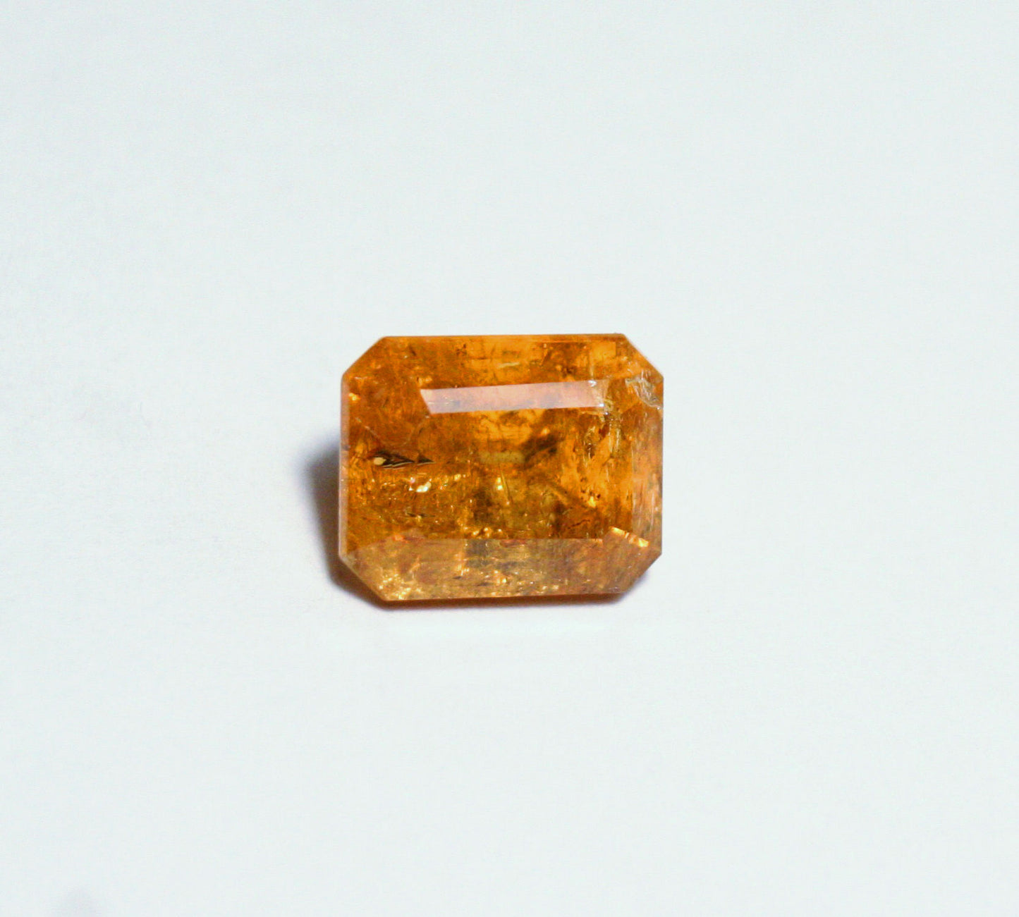 Imperial Topaz 8ct Ouro Preto, Brazil, Natural Untreated Rare Orange Topaz 12x9mm