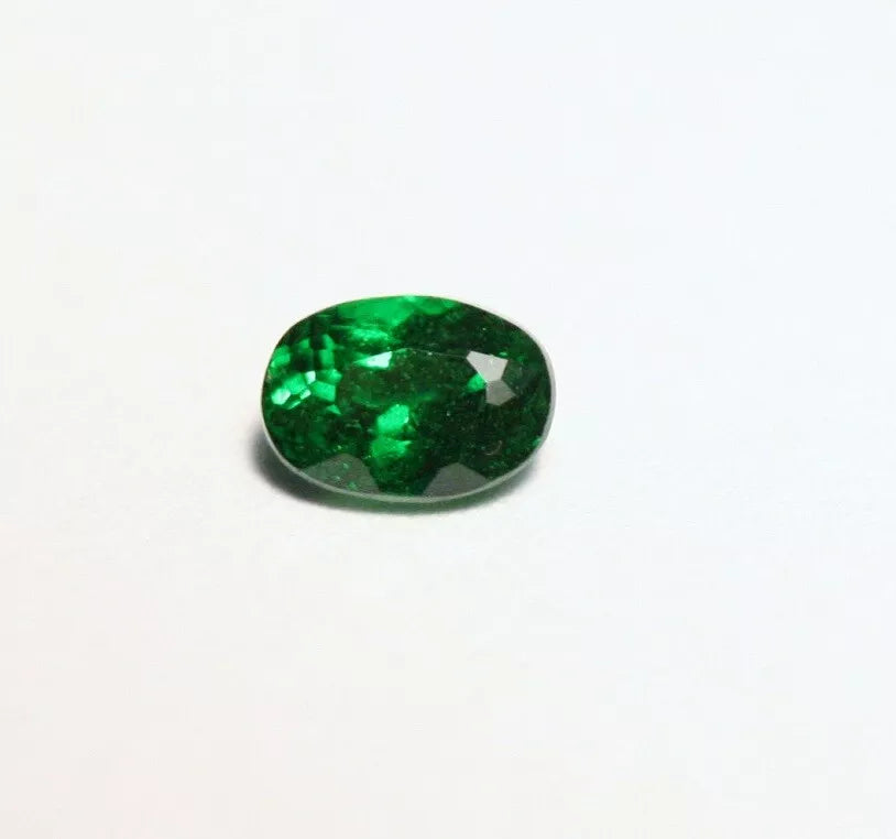 Tsavorite Garnet 0.28ct Rare Emerald Green Natural Fine Gem - Tanzania 4x3mm