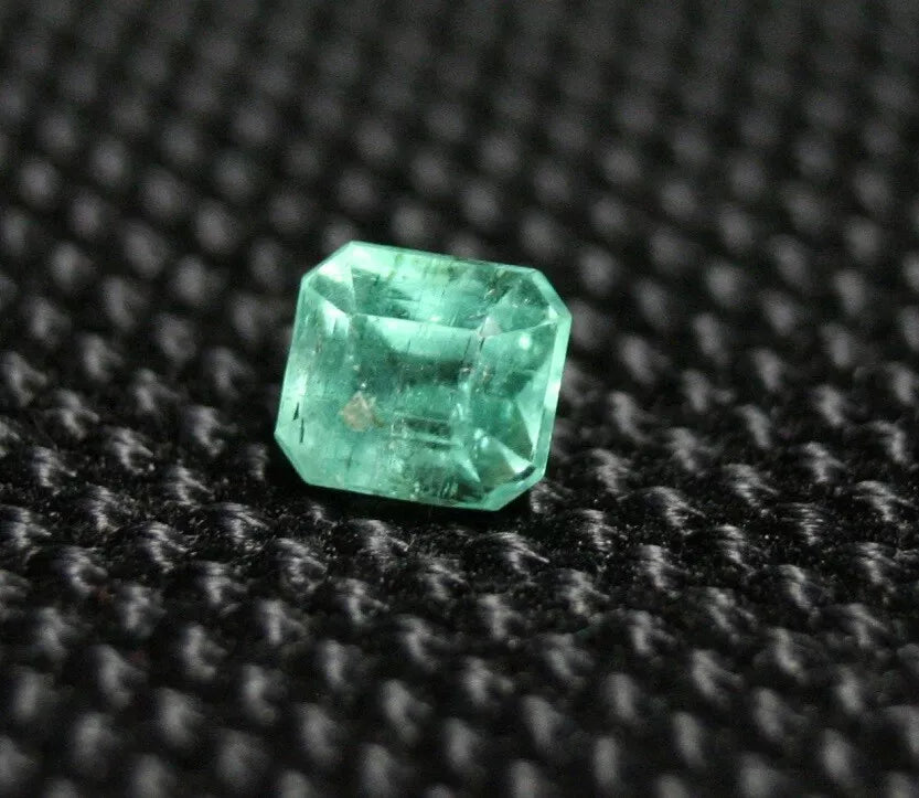 Panjshir Valley Emerald 0.68ct Rare Natural Emerald Cut Afghan Emerald 5x4mm