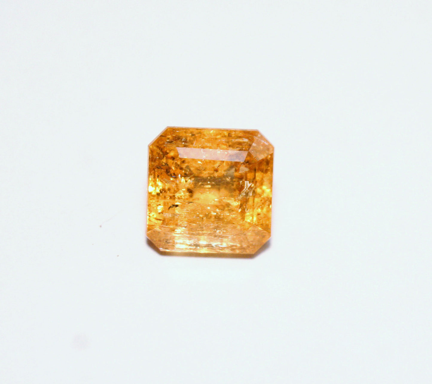 Imperial Topaz 12.7ct Ouro Preto, Brazil, Natural Untreated Rare Orange Topaz 12x12mm