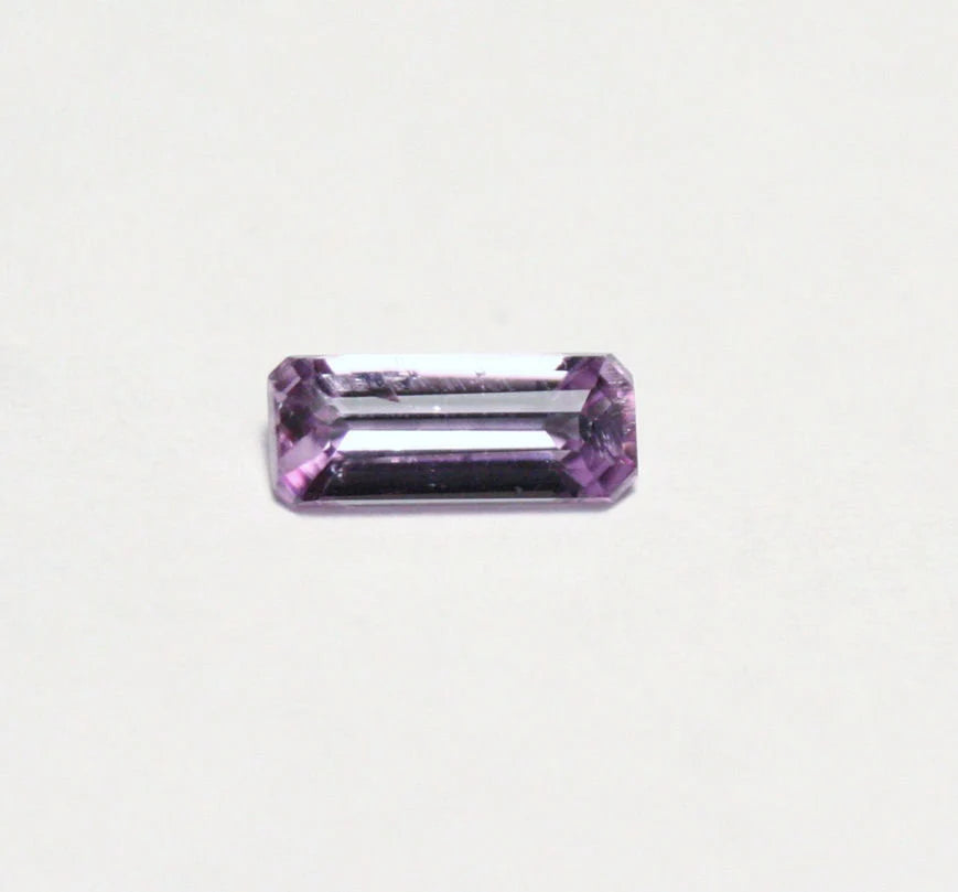 Afghani Diaspore 0.42ct Rare Pink Purple Diaspore New Find - Afghanistan 7x3mm