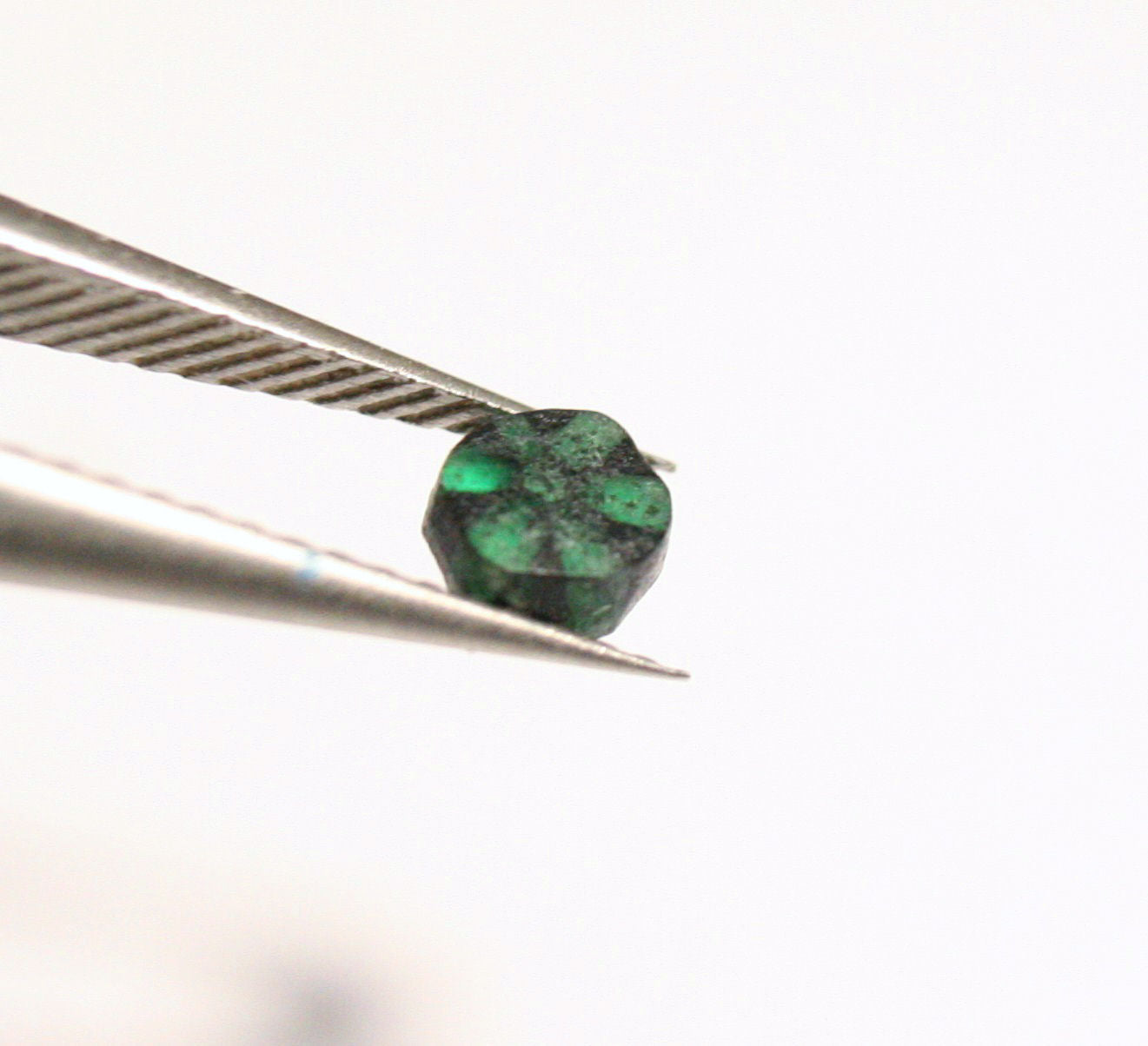 Colombian Trapiche Emerald 0.28ct Stunning Rare Natural Emerald - 4x4mm