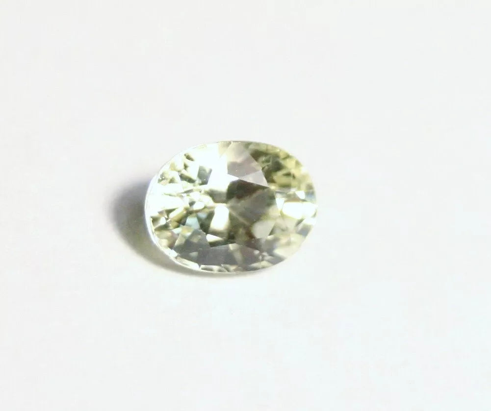 Rare Yellow Chrysoberyl 1.07ct AAA Burmese Chrysoberyl 7x5mm