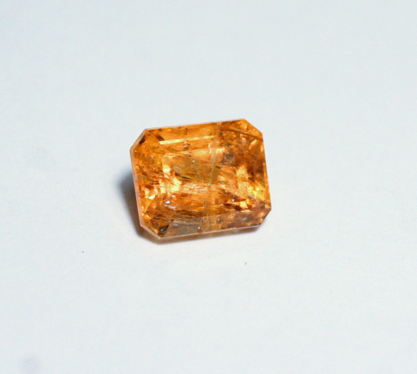 Imperial Topaz 7.7ct Ouro Preto, Brazil, Natural Untreated Rare AAA Topaz 12x9mm