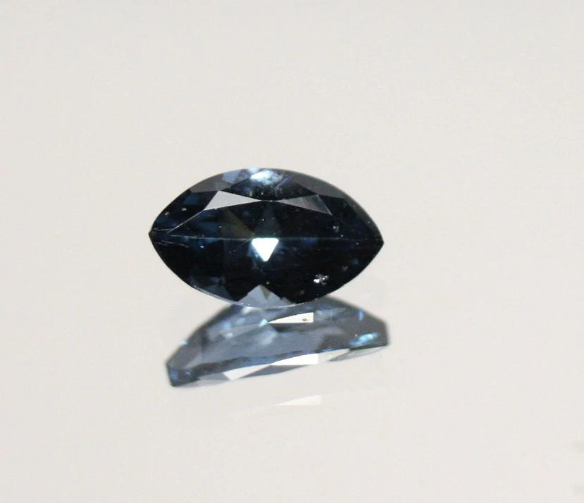 Mahenge Blue Spinel 0.25ct Rare Scintillating Marquise Cut Gem 5.5x3mm AAA Tanzania