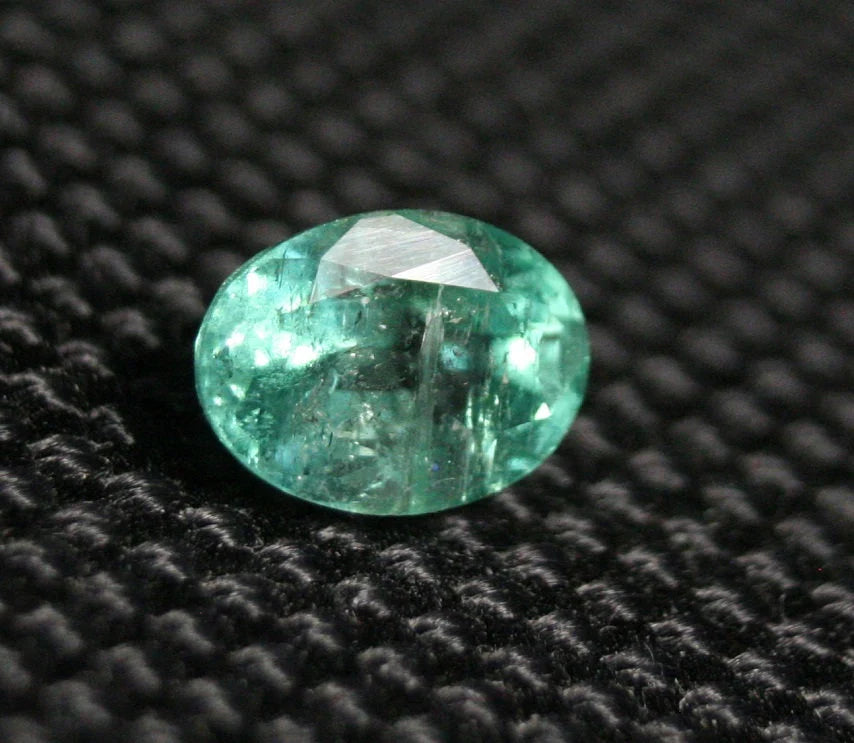 Panjshir Valley Emerald 1.36ct Rare Natural Oval Cut Genuine Afghan Emerald 8x6mm