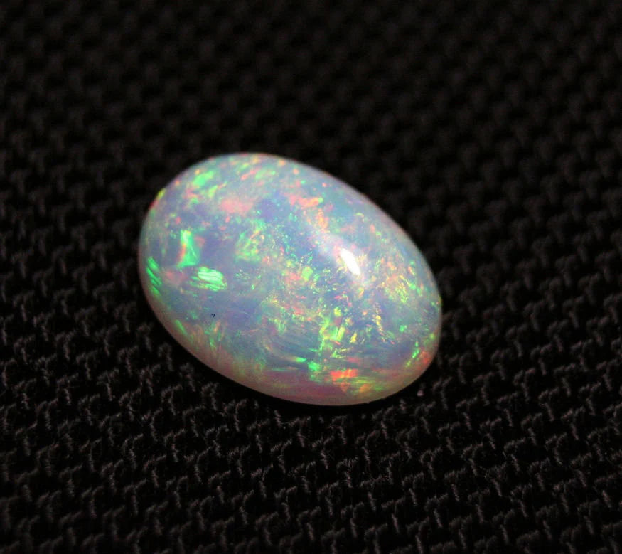 Welo Precious Opal Cabochon 4.8ct Rainbow Blaze AAA Rare Natural Opal See Video