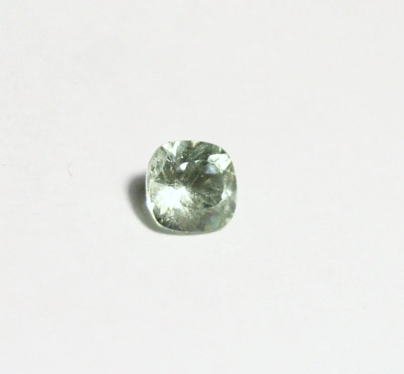 Merelani Mint Grossular Garnet 0.29ct Rare Near Colourless Leuco Garnet 4x4mm