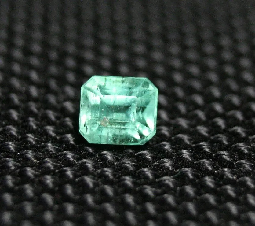 Panjshir Valley Emerald 0.68ct Rare Natural Emerald Cut Afghan Emerald 5x4mm