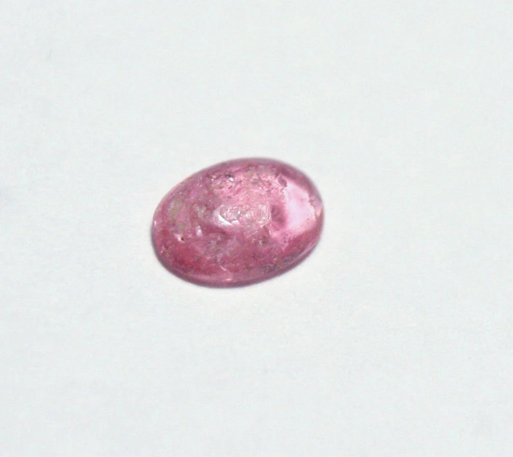 Pezzottaite Cabochon 0.32ct Ultra Rare Raspberry Beryl - Madagascar 5.5x4mm