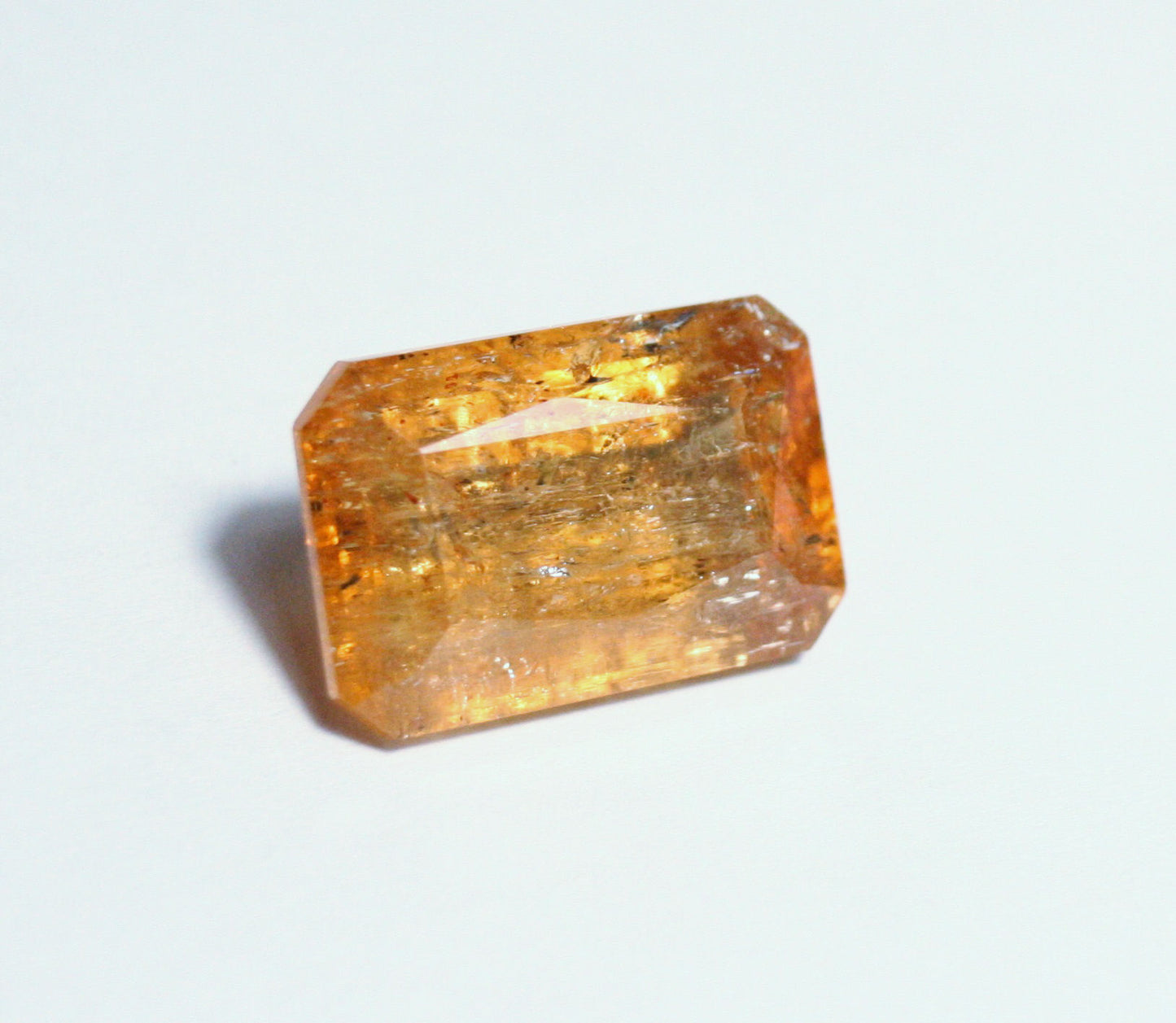 Imperial Topaz 14.1ct Ouro Preto, Brazil, Natural Untreated Rare Orange Topaz 16x11mm