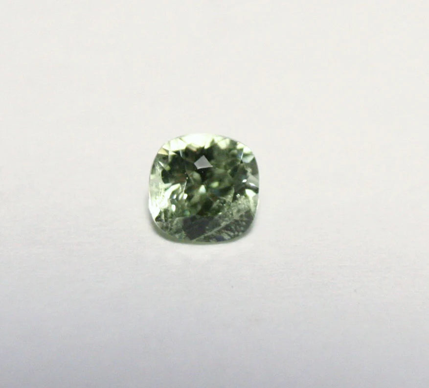 Merelani Mint Grossular Garnet 0.36ct Rare Faceted Garnet Fluorescent Gem 4x4mm