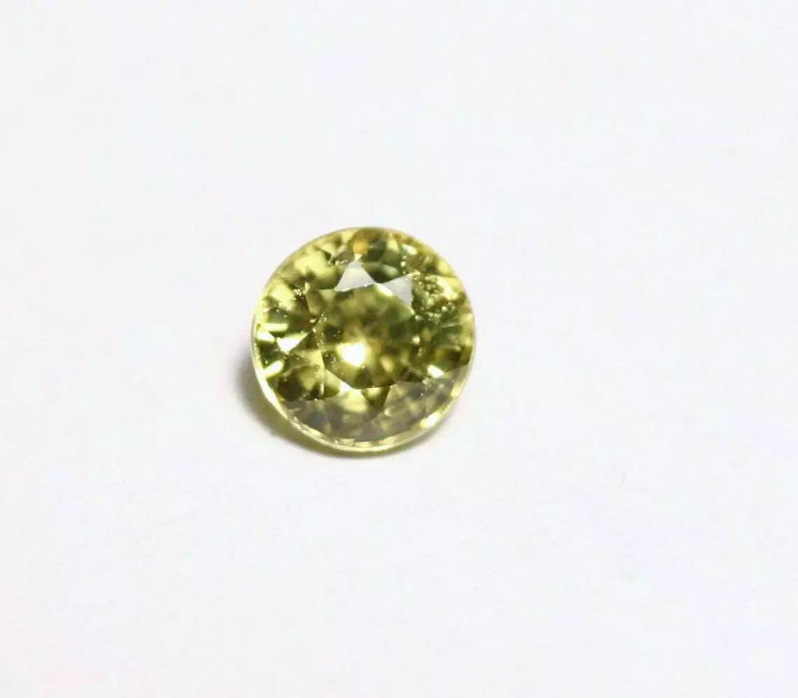 Mali Garnet 0.43ct Precision Cut Scintillating Round 4x4mm Rare Mali Garnet