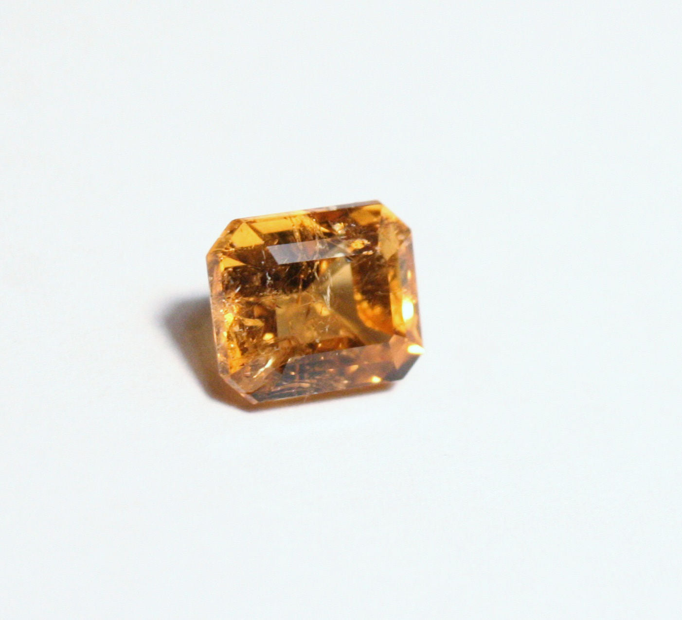 Imperial Topaz 3.1ct Ouro Preto, Brazil, Natural Untreated Rare AAA Topaz 8x7mm