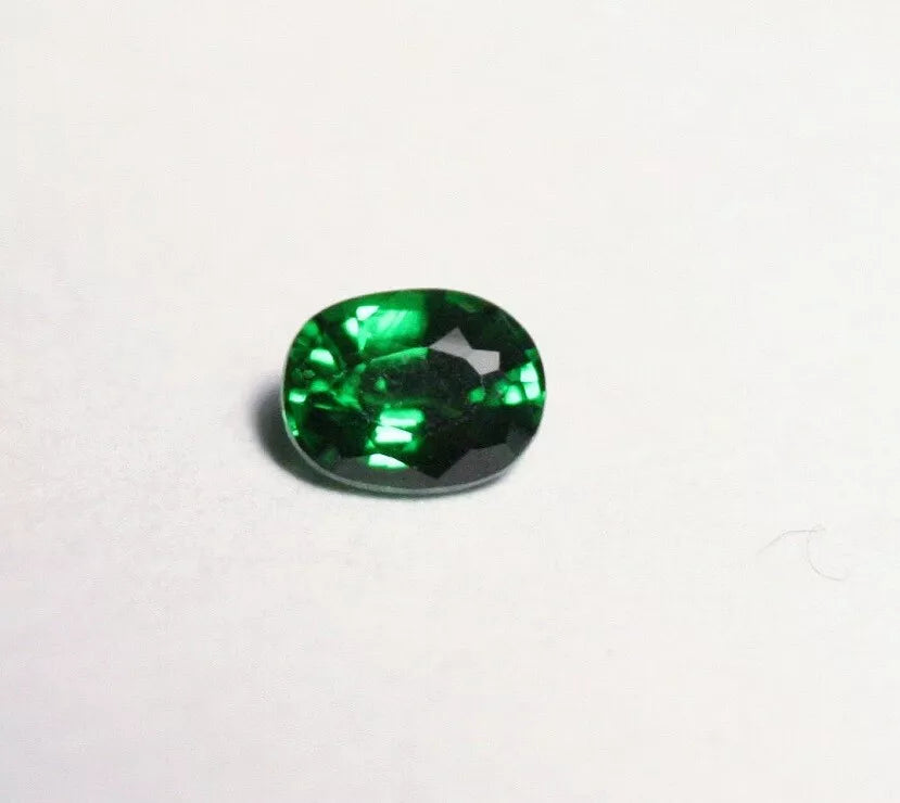 Tsavorite Garnet 0.25ct Rare Emerald Green Garnet Fine Gem - Tanzania 4x3mm