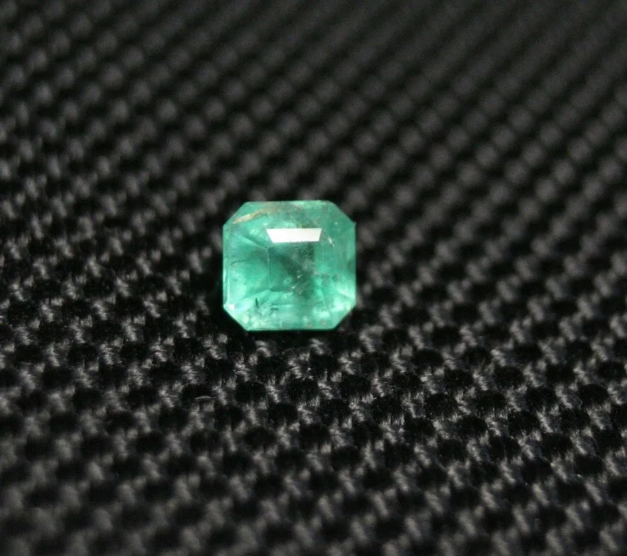 Panjshir Valley Emerald 0.69ct Rare Natural Emerald Cut Afghan Emerald 5x5mm