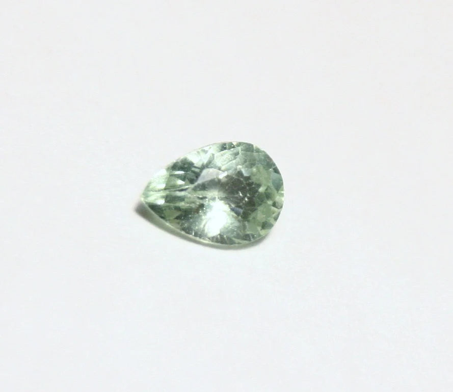 Merelani Mint Grossular Garnet 0.43ct Rare Near Colourless Leuco Garnet 6x4.5mm