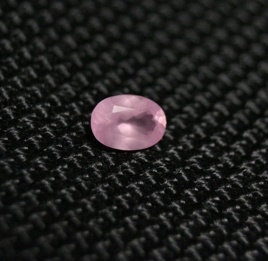 Mahenge Silky Pink Spinel 0.47ct Rare Fluorescent Oval Cut Gem 6x4mm Tanzania