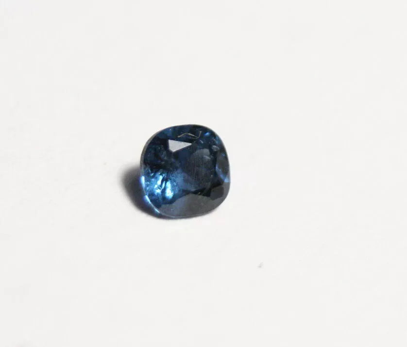 Neon Blue Gahnite Spinel 0.17ct Rare Zinc Bearing Spinel Kaduna Nigeria 3x3mm